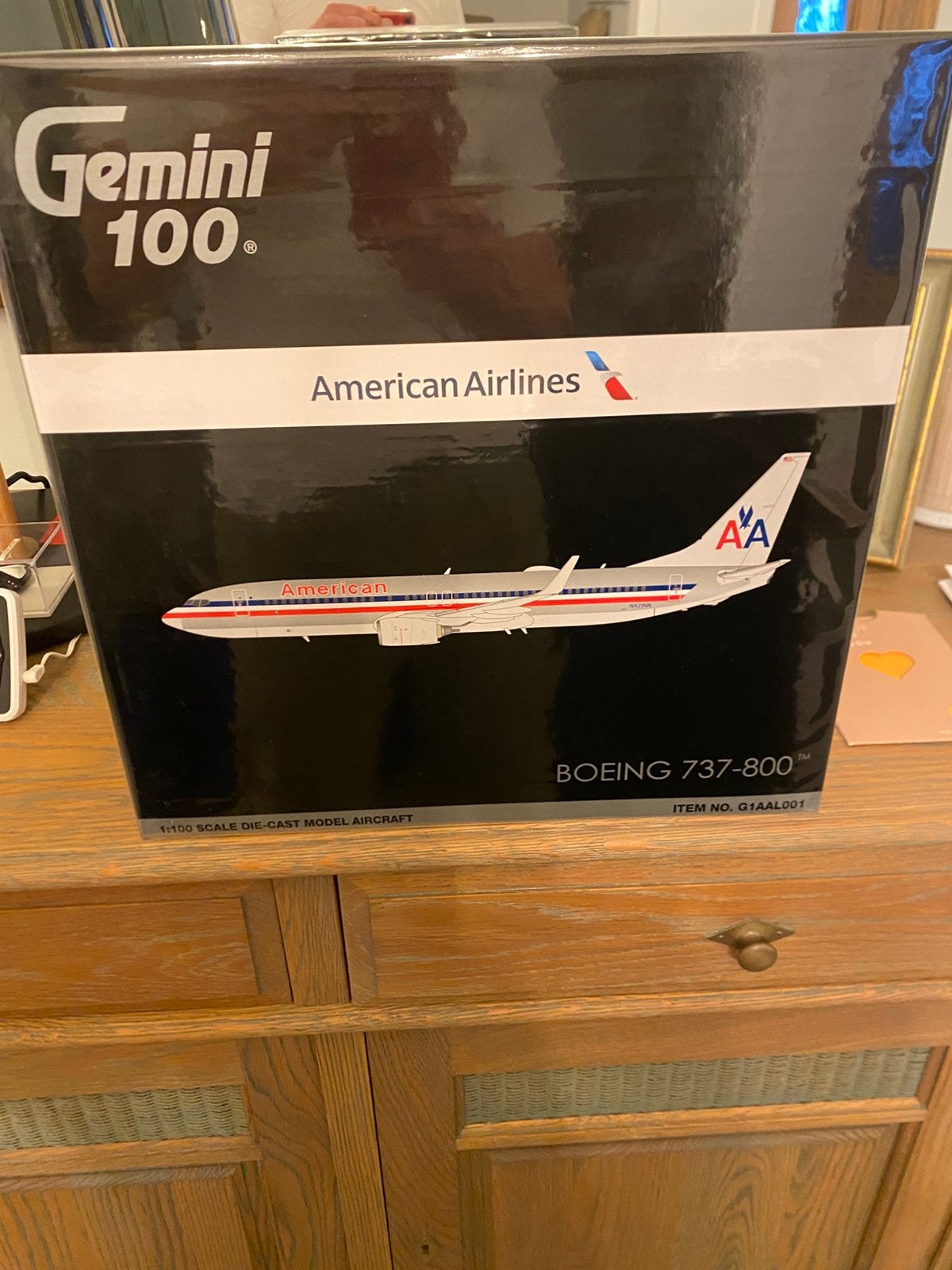 Gemini100 1/100 Boeing 737-800 American Airlines, Ophalen, Gebruikt, Schaalmodel