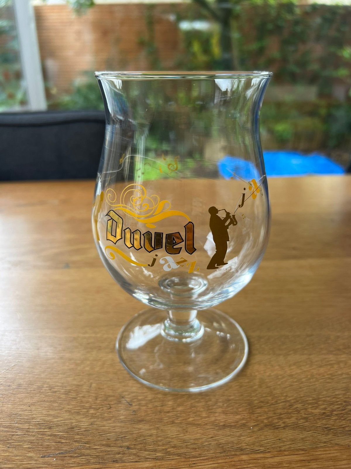Duvel jazz glas 2007, Ophalen, Zo goed als nieuw, Bierglas