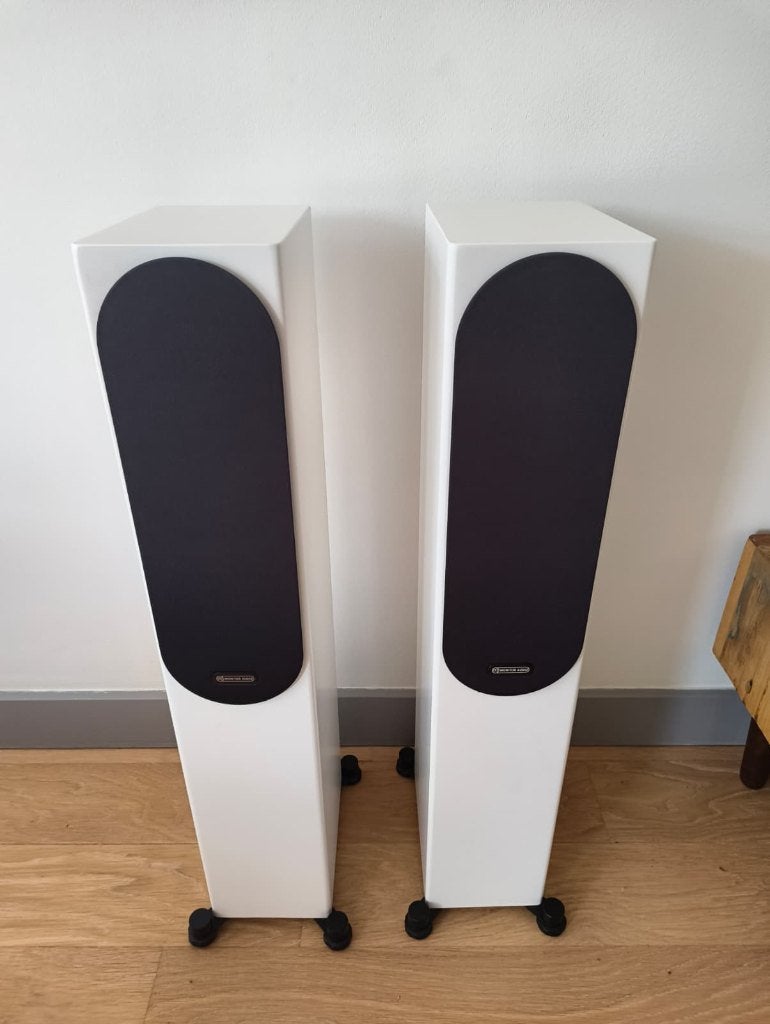 Prachtige set Monitor Audio 200 6G - perfecte staat, Audio, Tv en Foto, Luidsprekers, Ophalen, Vloerstaande luidspreker, 120 tot 150 watt