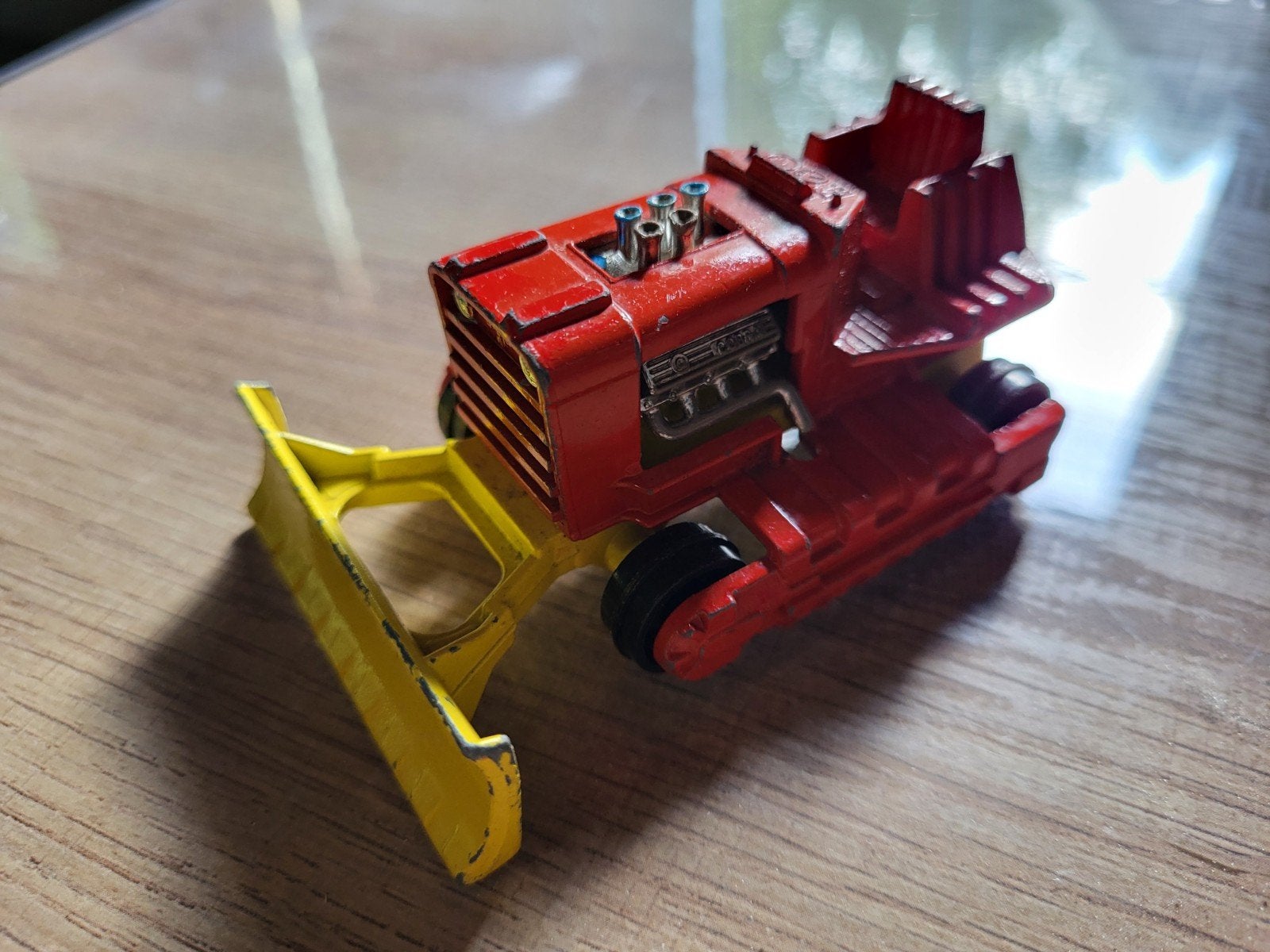 Vintage Matchbox Super Kings K-23 Super Bulldozer 1974, Ophalen of Verzenden