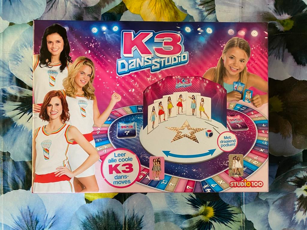 K3 Dansstudio bordspel, Drie of vier spelers, Ophalen of Verzenden, Zo goed als nieuw