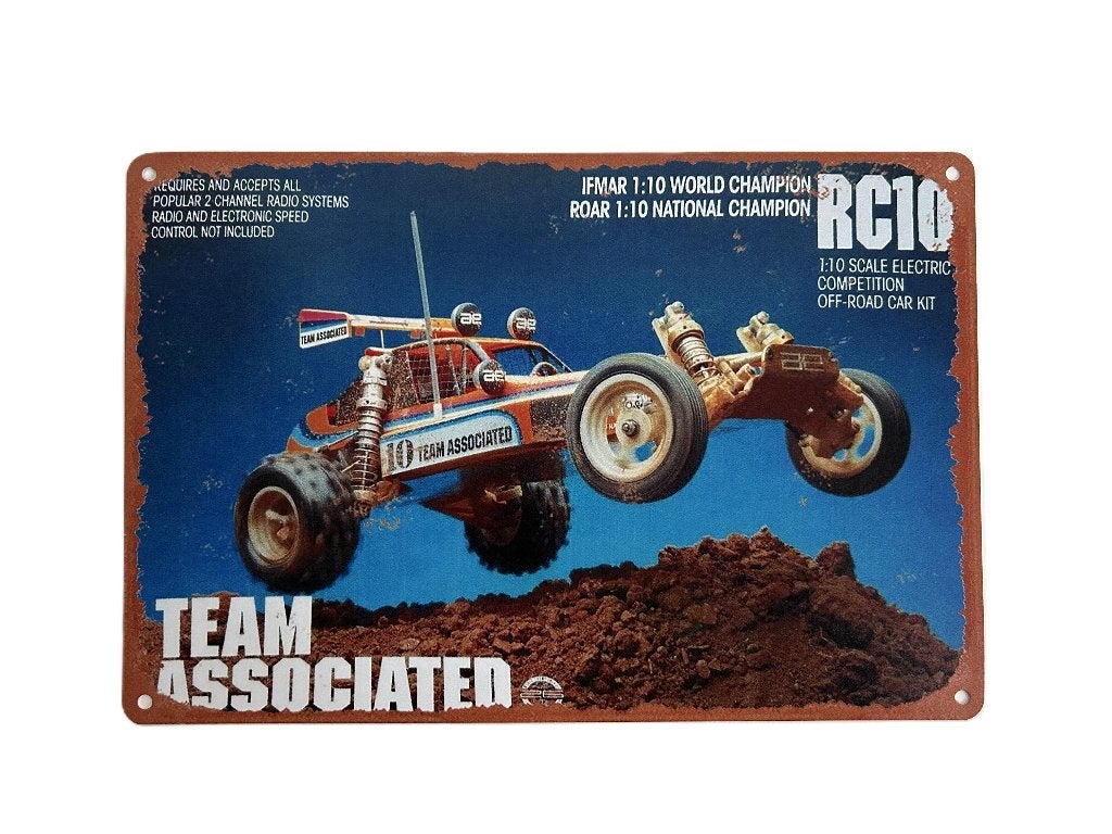 Team Associated RC10 metalen bord 20x30cm nieuw, Hobby en Vrije tijd, Modelbouw | Radiografisch | Auto's, Ophalen of Verzenden