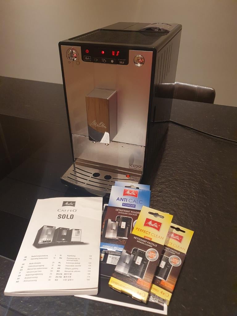 Melitta Caffeo Solo Volautomatische Espressomachine, Ophalen of Verzenden, Zo goed als nieuw, Espresso apparaat, Koffiebonen