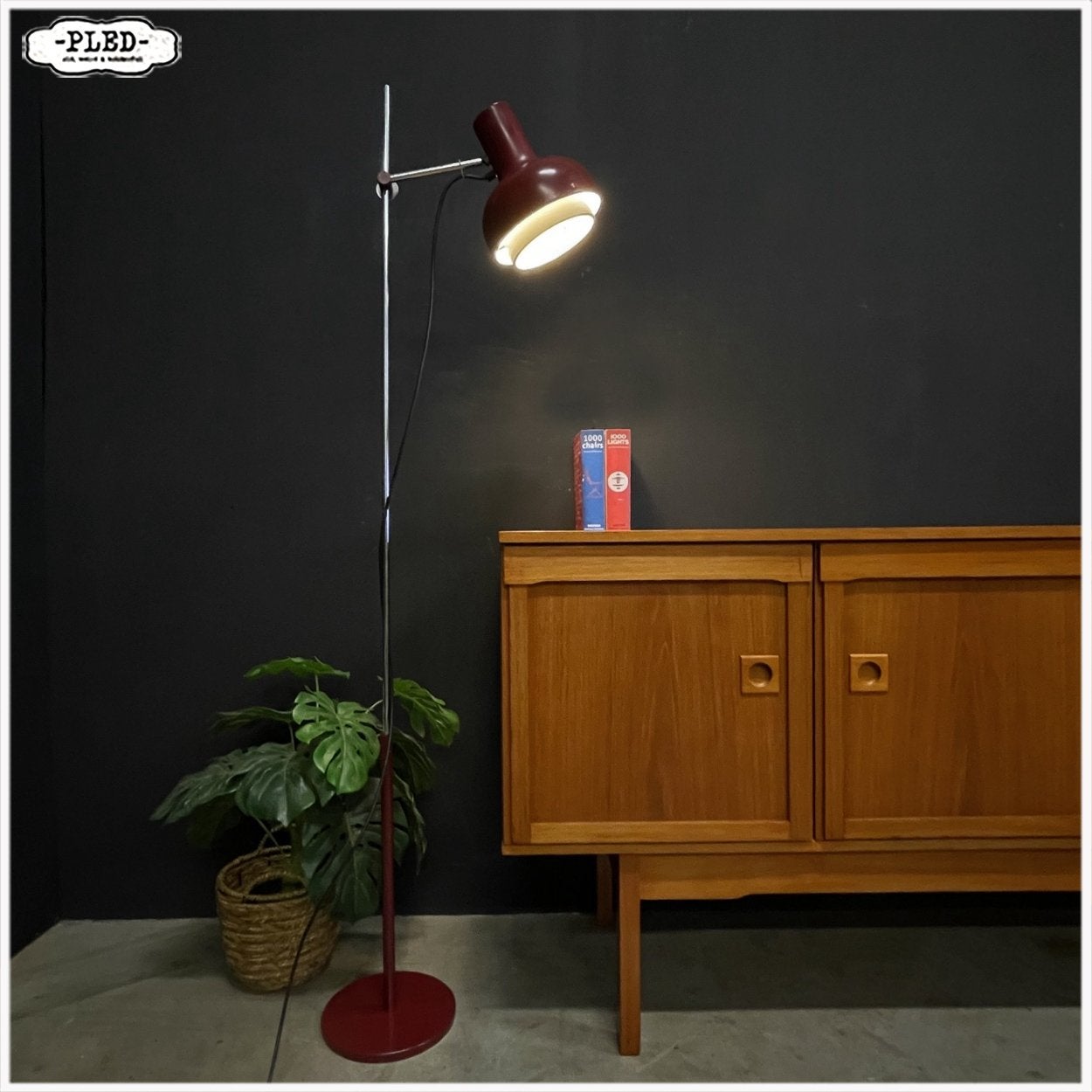 Vloerlamp Lamp Vintage Josef Hurka voor Napako, Ophalen, Gebruikt, Vintage Design Modern, E27 (groot)