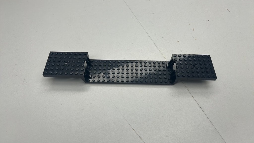 SB2727 Lego trein level bodem 2972 zwart, Ophalen of Verzenden, Zo goed als nieuw
