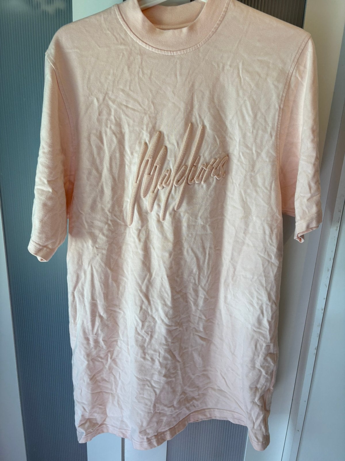 Malions oversized shirt, Ophalen of Verzenden, Zo goed als nieuw, Roze, Korte mouw