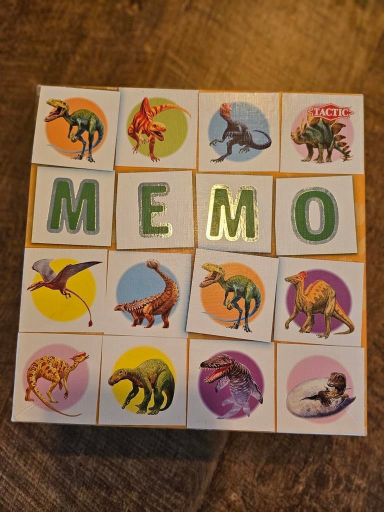 Tactic Memo Dinosaurus Geheugenspel, Ophalen of Verzenden, Zo goed als nieuw, Overige typen