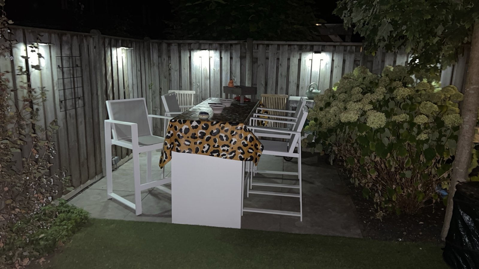 Moderne aluminium tuinset met 4 zitplaatsen, Ophalen, 4 zitplaatsen, Eettafel, Aluminium