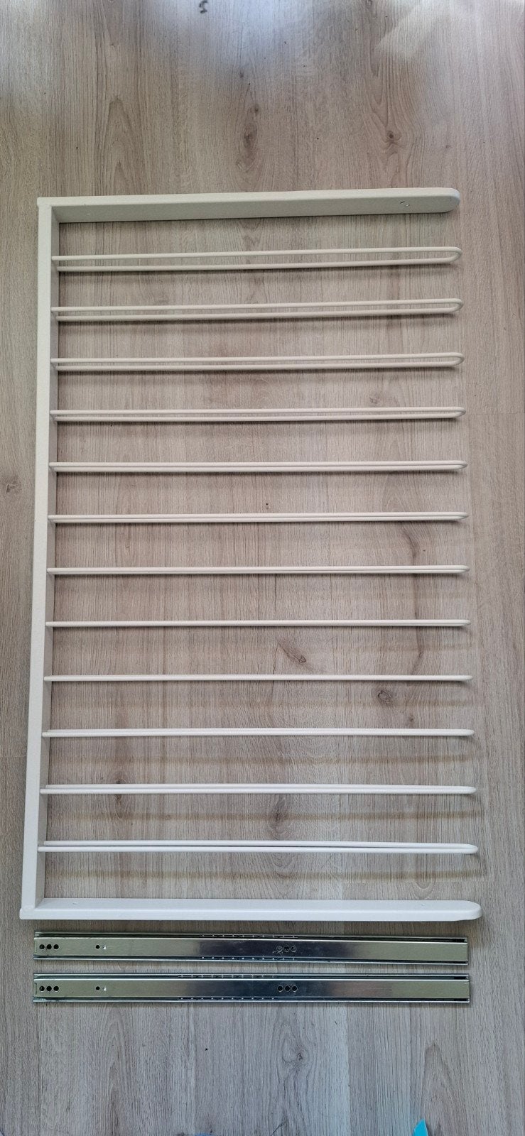 IKEA KOMPLEMENT uittrekbare broekhanger B100 D60, Huis en Inrichting, Ophalen, Gebruikt, 50 tot 100 cm, Minder dan 100 cm