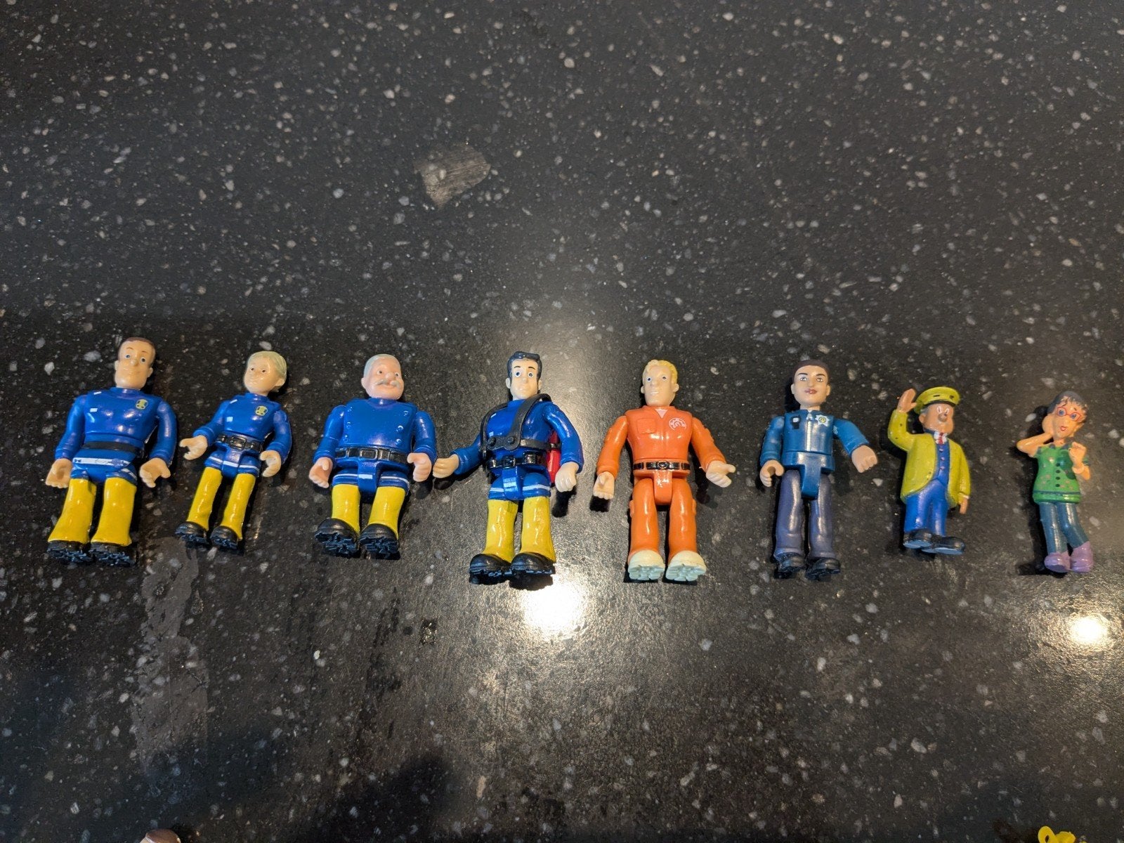 Brandweerman Sam poppetjes - set van 8 figuren, Ophalen of Verzenden, Gebruikt