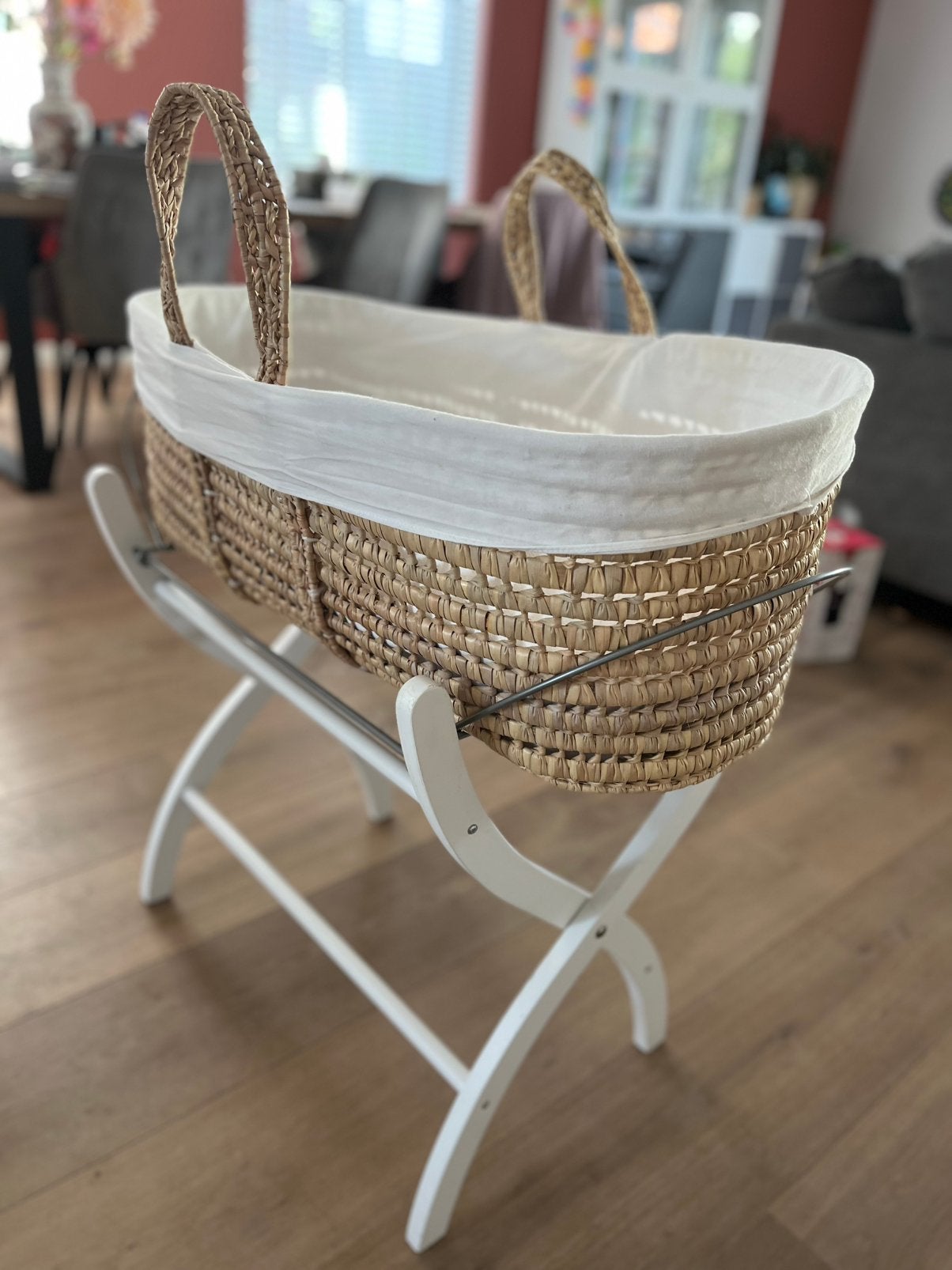 Moses mand (baby wieg) incl. standaard, Kinderen en Baby's, Ophalen, Zo goed als nieuw, Wieg