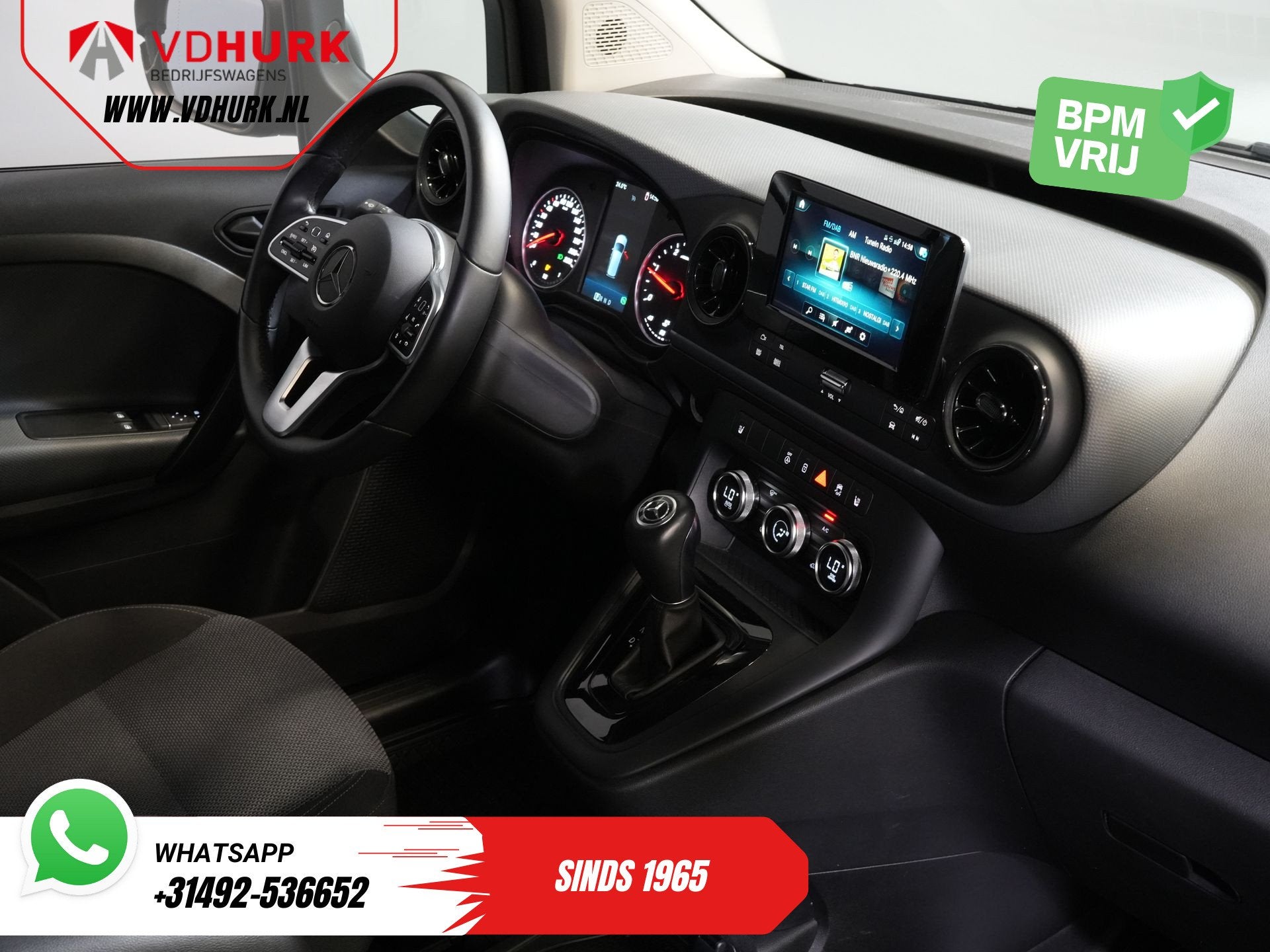 Mercedes-Benz Citan 112 CDI Aut. LED/ Stoelverw/ Keyless/ Ca, Auto's, Bestelauto's, Stof, Gebruikt, 4 cilinders, 1618 kg