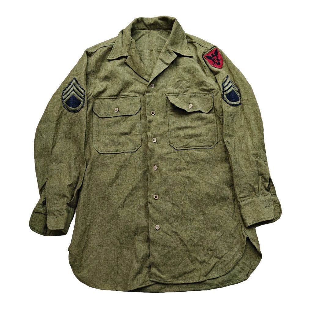 WWII US Wool Shirt 86th Infantry Division, Verzamelen, Ophalen of Verzenden, Amerika, Kleding of Schoenen