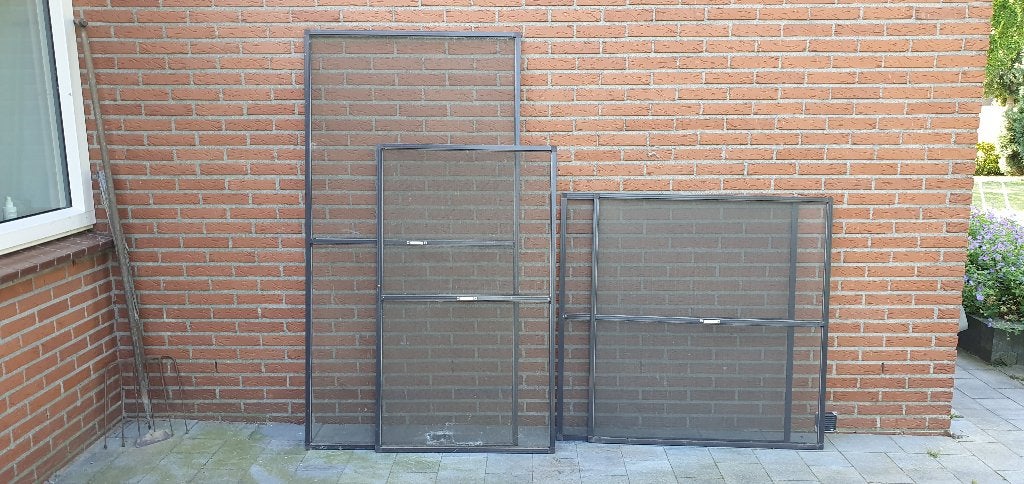 Raamhorren 4 stuks, Ophalen, Gebruikt, Minder dan 80 cm, Hordeur