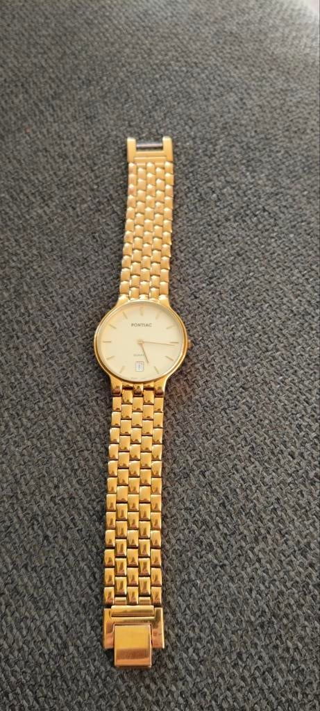 Pontiac horloge, Ophalen of Verzenden, Zo goed als nieuw, Staal, Overige merken