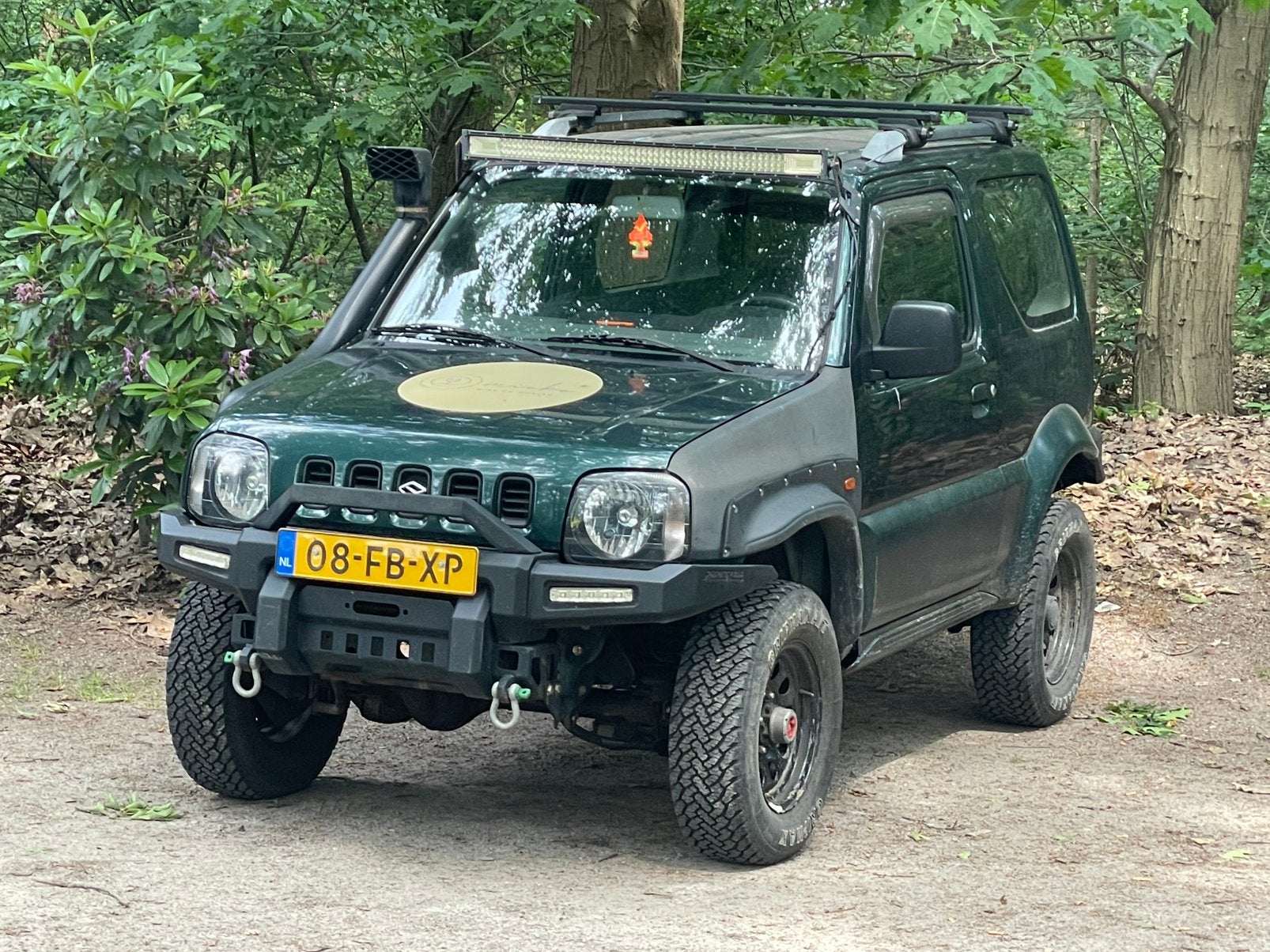 Suzuki Jimny 1.3 JX 4WD 2000 Groen, 40 €/maand, 4 cilinders, 4 stoelen, Origineel Nederlands