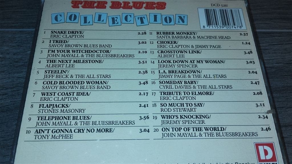 The Blues Collection [Disky], Ophalen of Verzenden, Zo goed als nieuw, Jazz