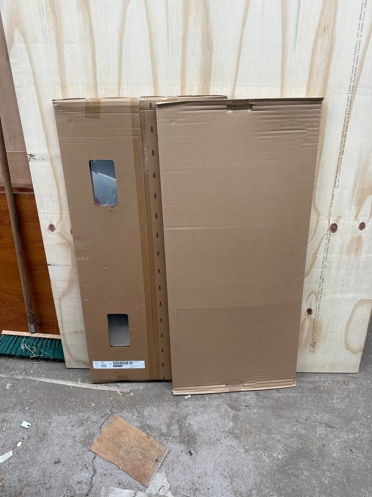 IKEA PAX Schuifdeurpanelen AULI (spiegel) & MEHAMN (grijs), Huis en Inrichting, Ophalen, 100 tot 150 cm, 200 cm of meer, Nieuw