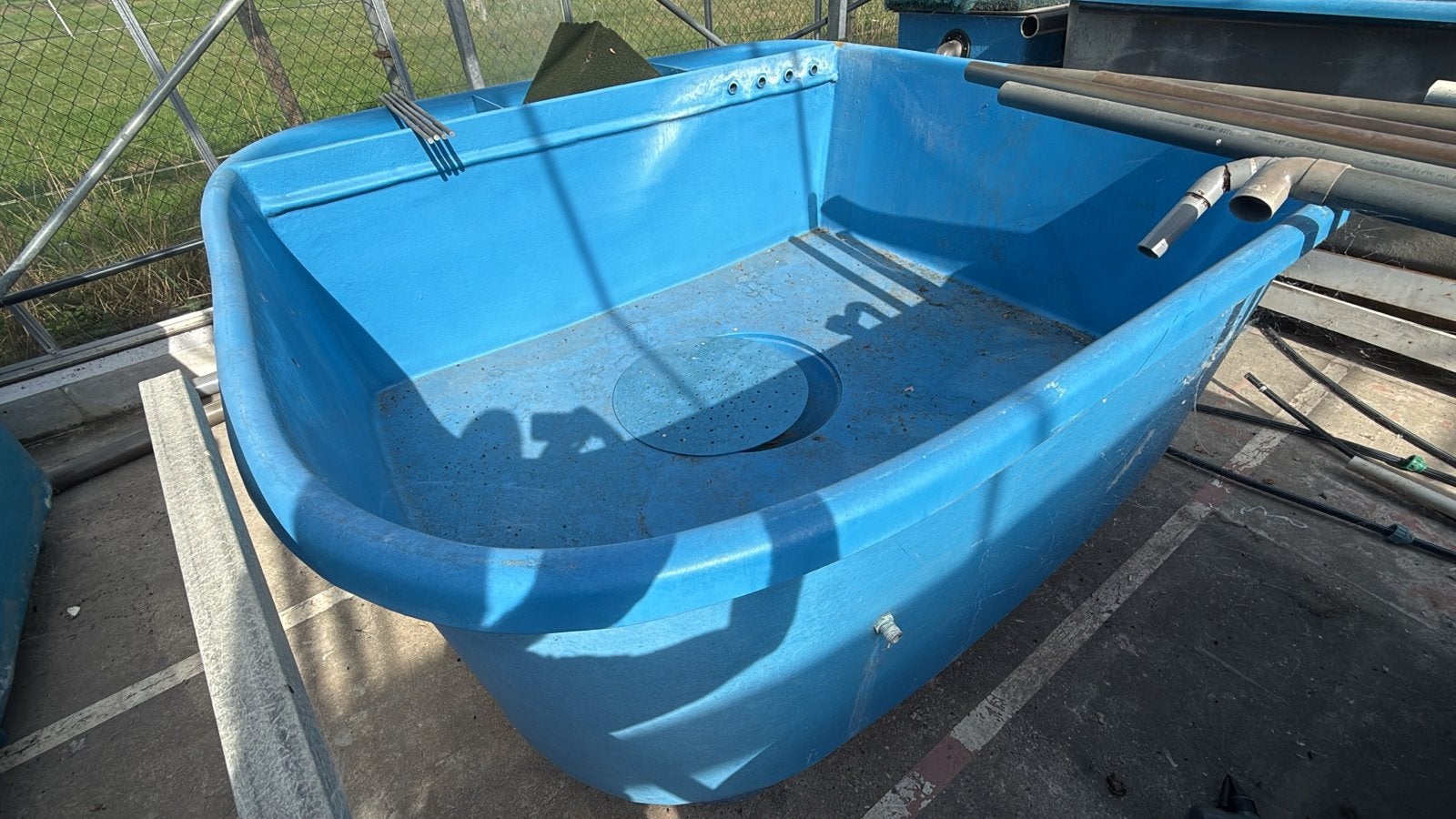 Polyester Vijver visbak  Quarantaine Bak, Tuin en Terras, Ophalen, Gebruikt