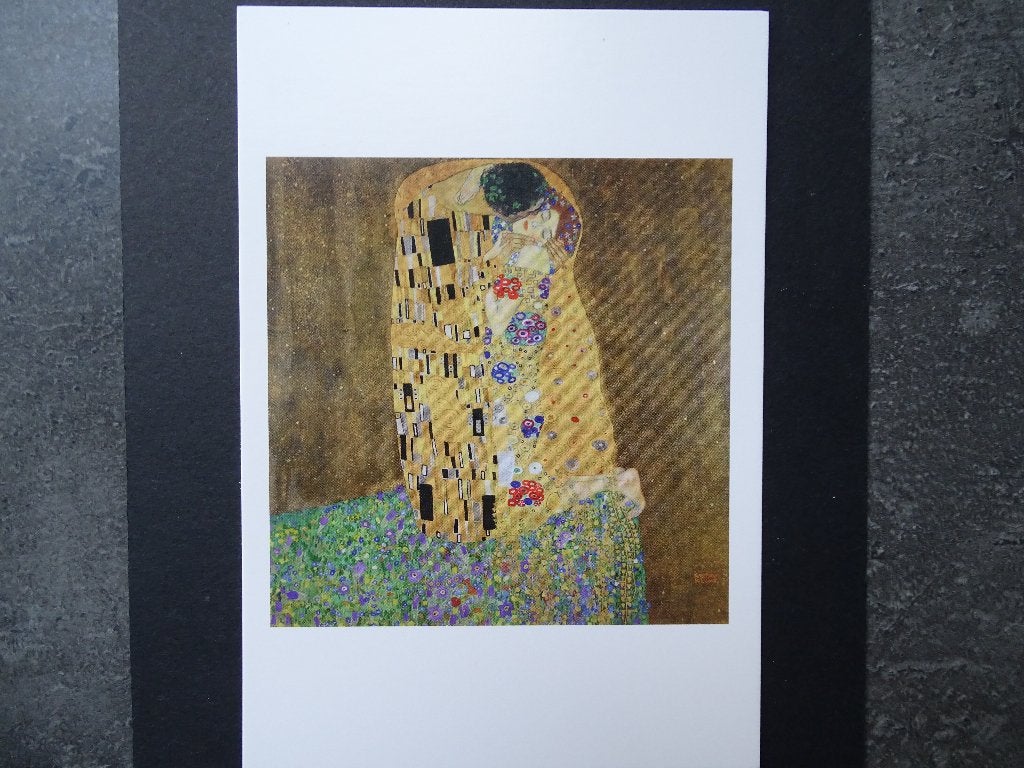 Gustav Klimt / De Kus, Ophalen of Verzenden, Voor 1920, Ongelopen, Sterren en Beroemdheden