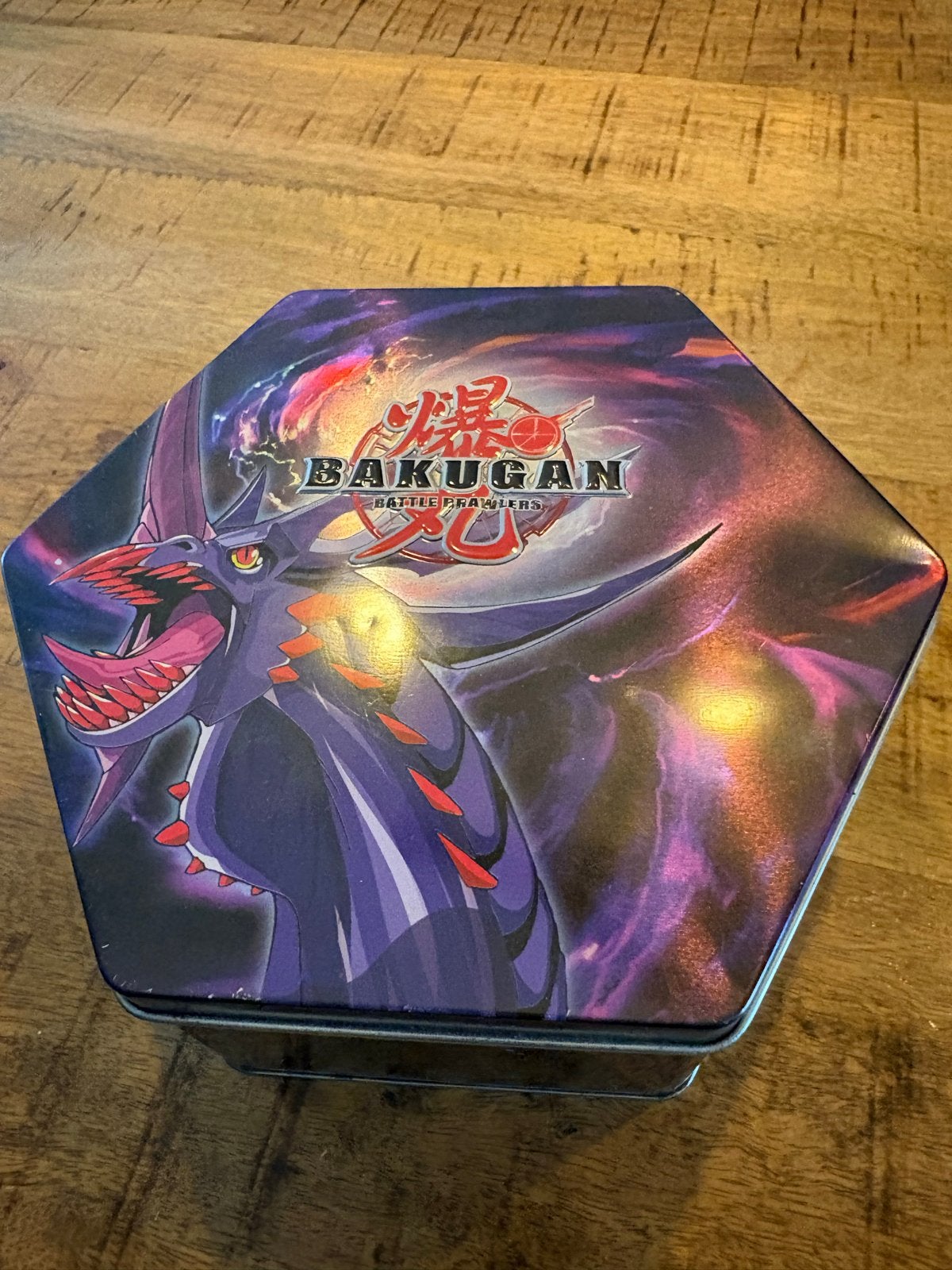 Bakugan Battle Brawlers Collectie met Blik en Kaarten, Ophalen, Zo goed als nieuw