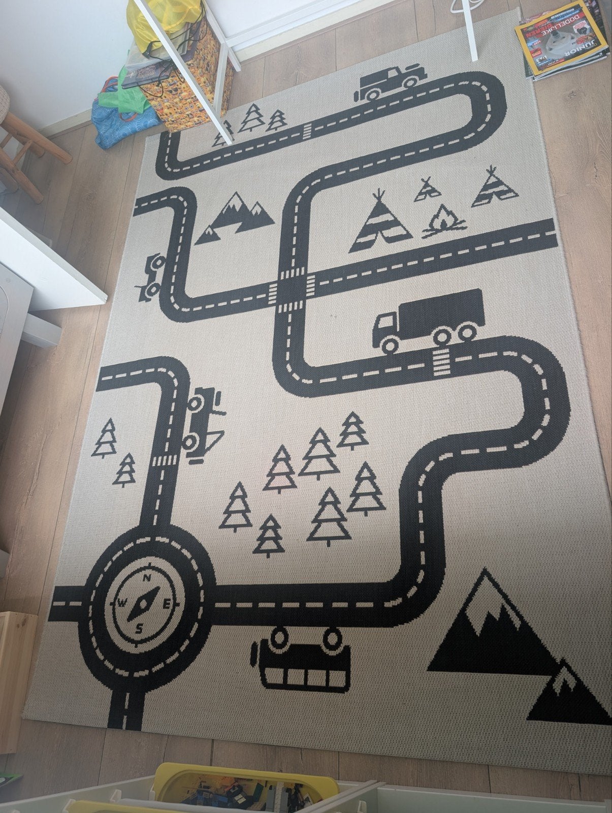 Vloerkleed kinderkamer 160x230 - Zeer nette staat, Ophalen, Gebruikt, 150 tot 200 cm, 200 cm of meer