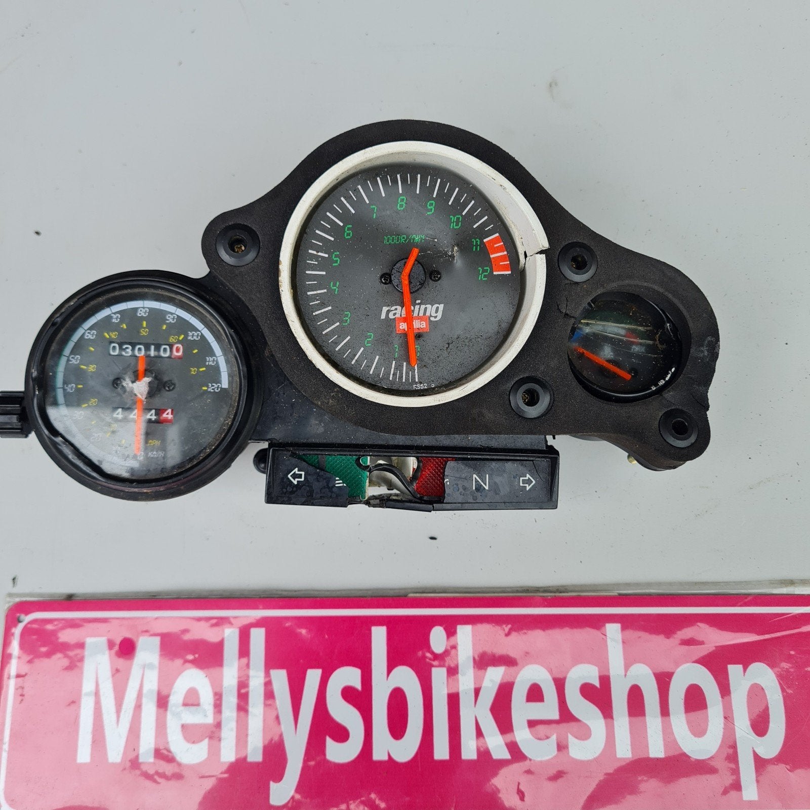 APRILIIA RS50 TELLERKLOK km teller dashboard instrumentenpan, Ophalen of Verzenden, Aprilia, Info@aprilia.it, Italie