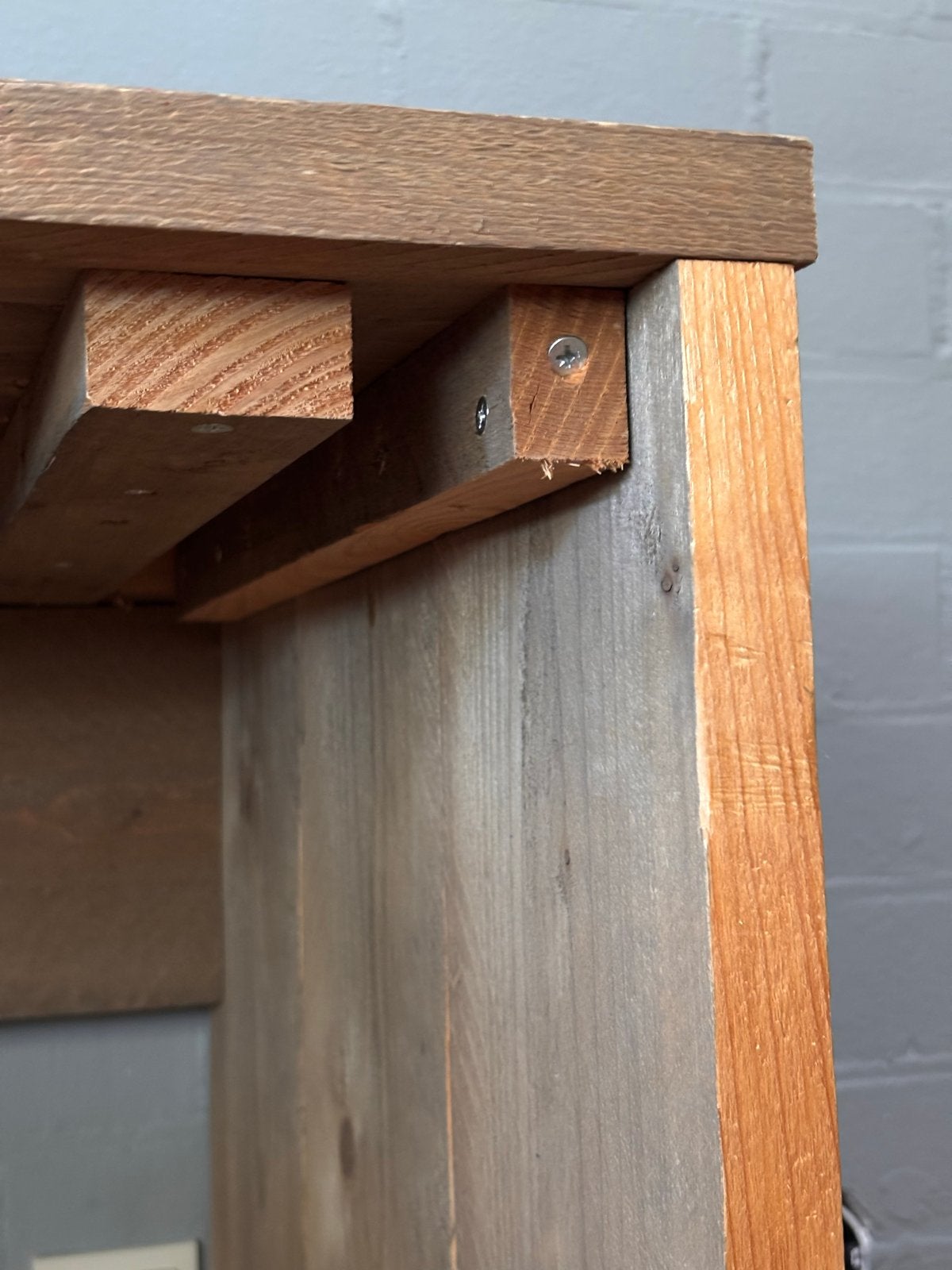 Stoer steigerhouten bureau 120x60 - perfect voor kinderkamer, Huis en Inrichting, Ophalen, Gebruikt, Hout, Kinderbureau