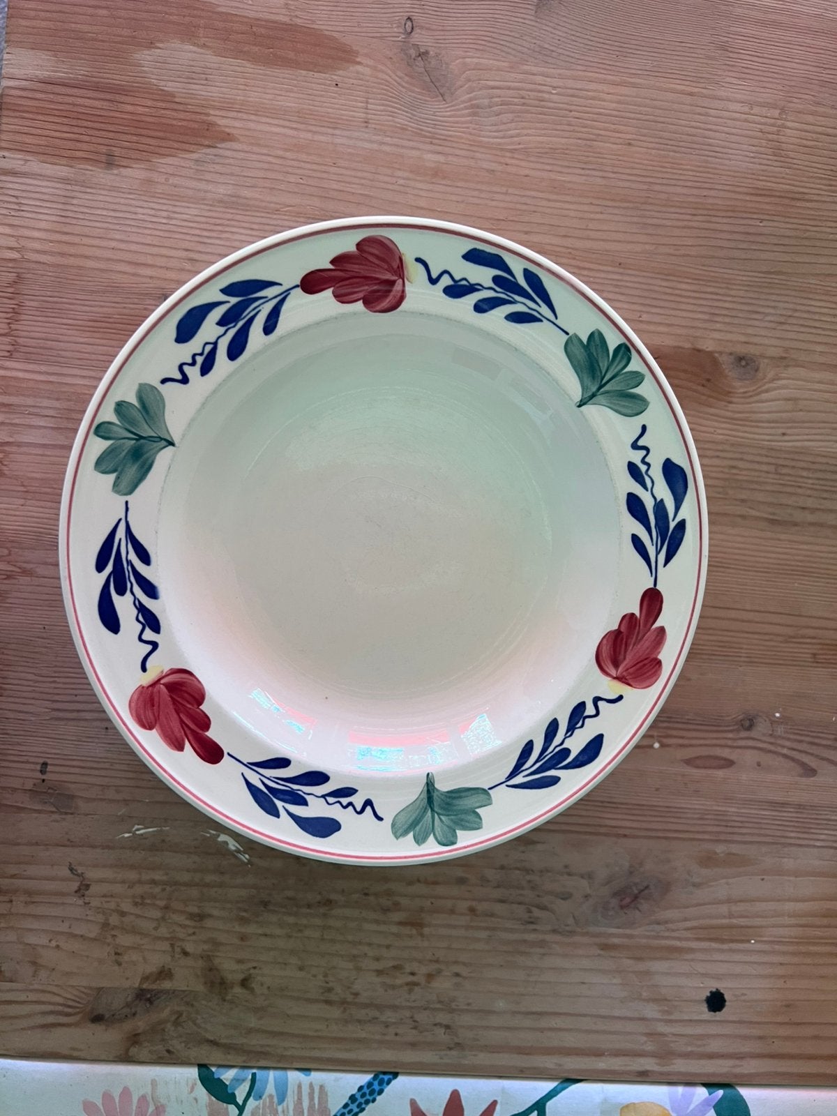 Boerenbont soepborden, Ophalen, Gebruikt, Landelijk/Boerenbont, Bord(en)