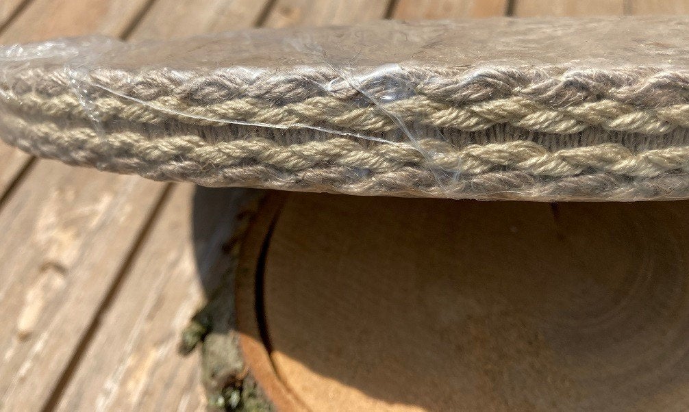 SIERBAND TASSENBAND GEWEVEN TOUW BEIGE 22 MM NIEUW, -, -, Nieuw, Ophalen of Verzenden