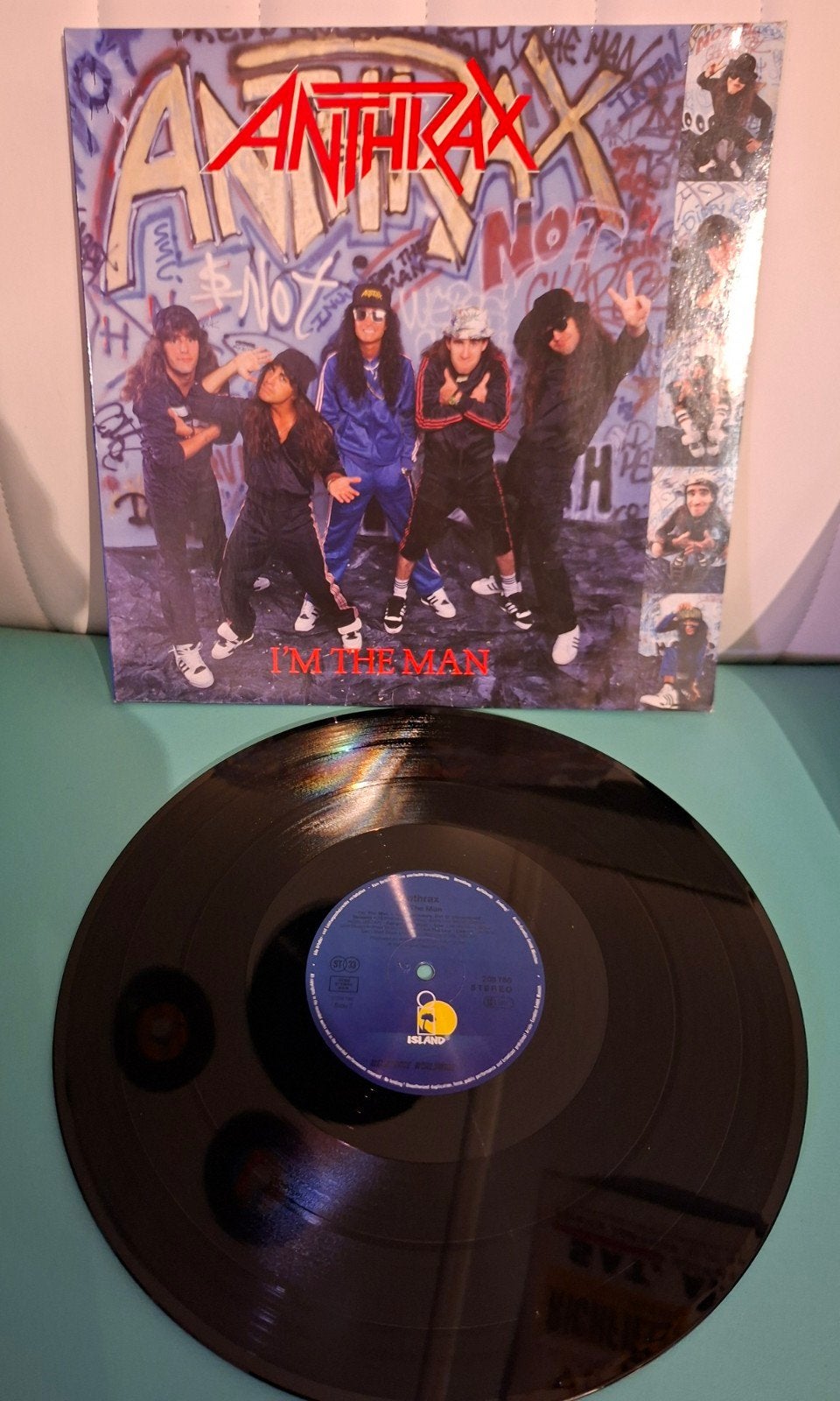Anthrax - I'm The Man    maxi single  1987, Fotohoes, Ophalen of Verzenden, Zo goed als nieuw, 12 inch