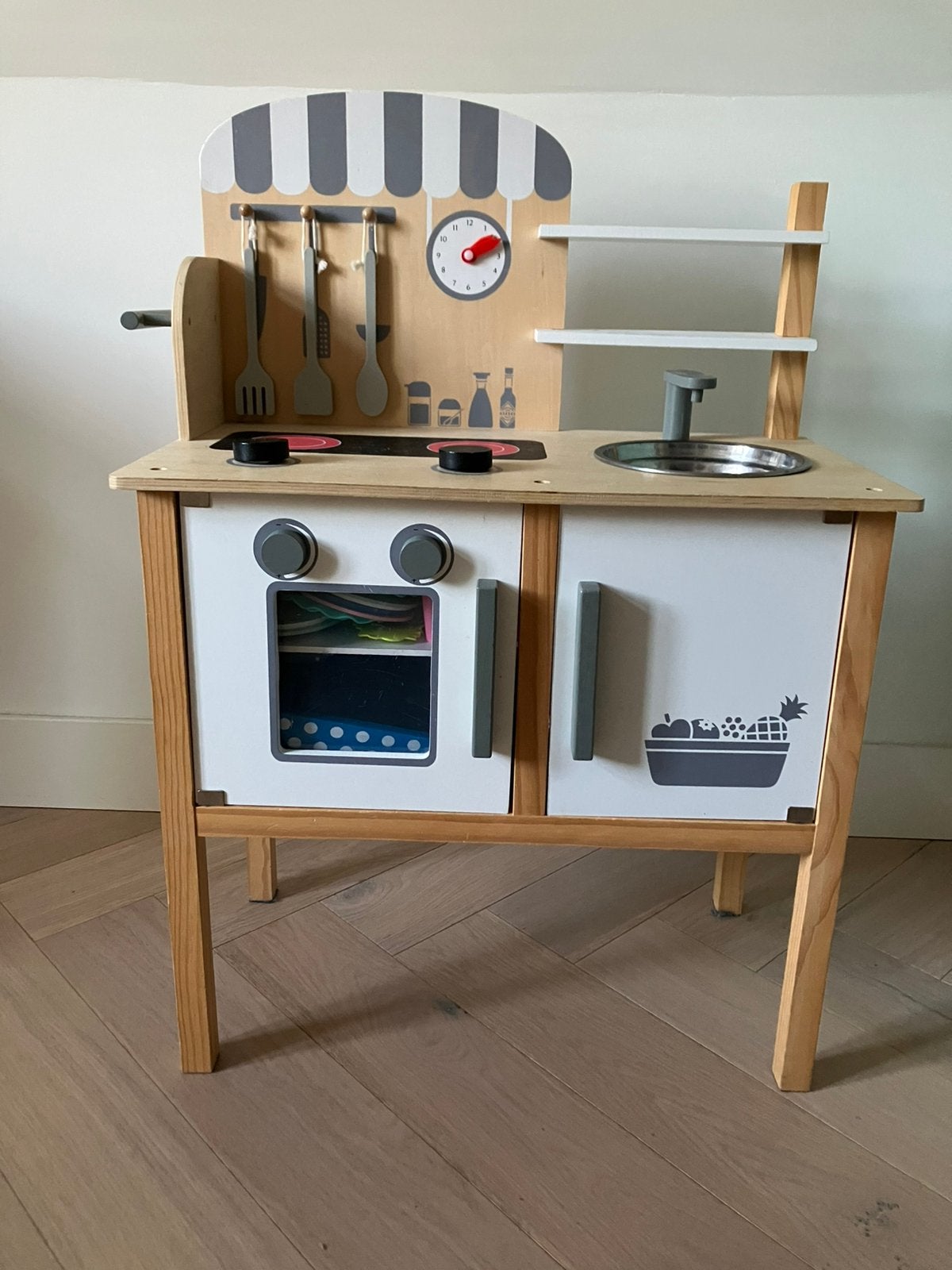 Speelkeuken hout inclusief asseccoires, Kinderen en Baby's, Ophalen, Gebruikt