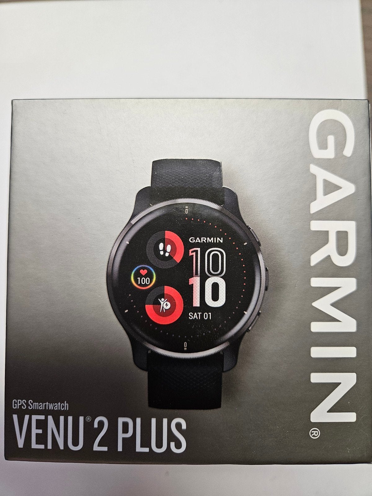 Garmin Venu 2 Plus GPS Smartwatch Zwart - Zo goed als nieuw, Zwart, Garmin, Ophalen of Verzenden, Zo goed als nieuw