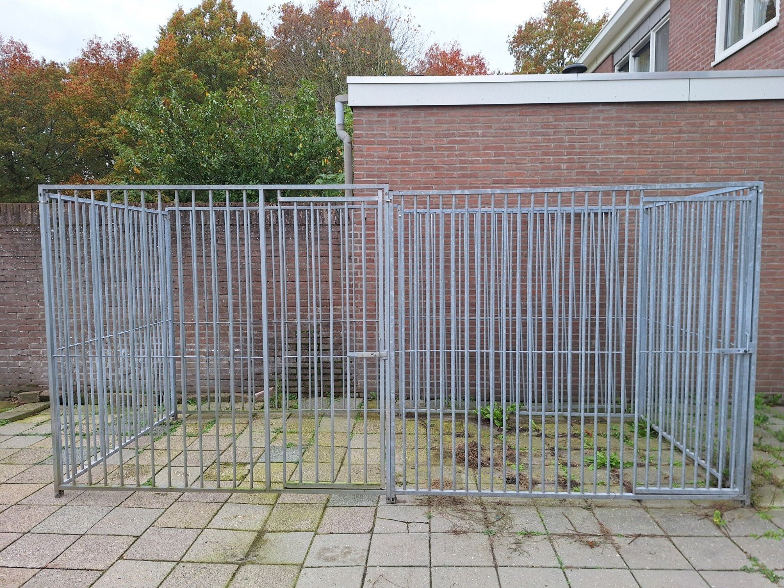 te koop honden kennel, Ophalen