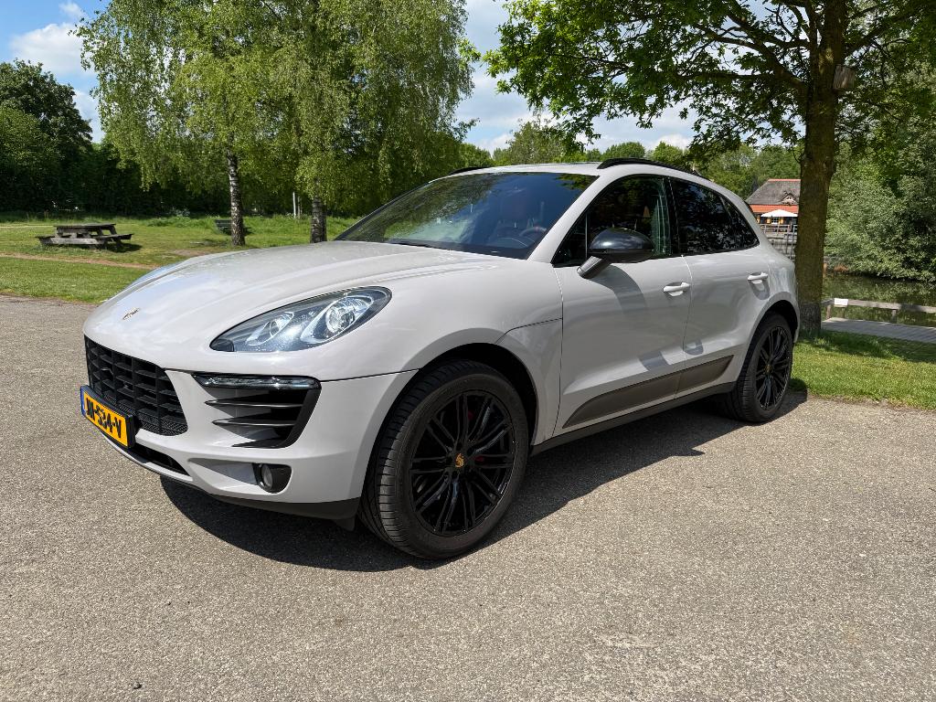 Porsche Macan 3.0D S 190KW 2014 Grijs, Auto's, Porsche, Particulier, Macan, Adaptieve lichten, Adaptive Cruise Control, Airbags