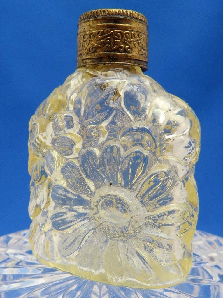 Mini - ONBEKEND - Art nouveau - leeg - 5,1cm, Ophalen of Verzenden, Gebruikt, Parfumfles