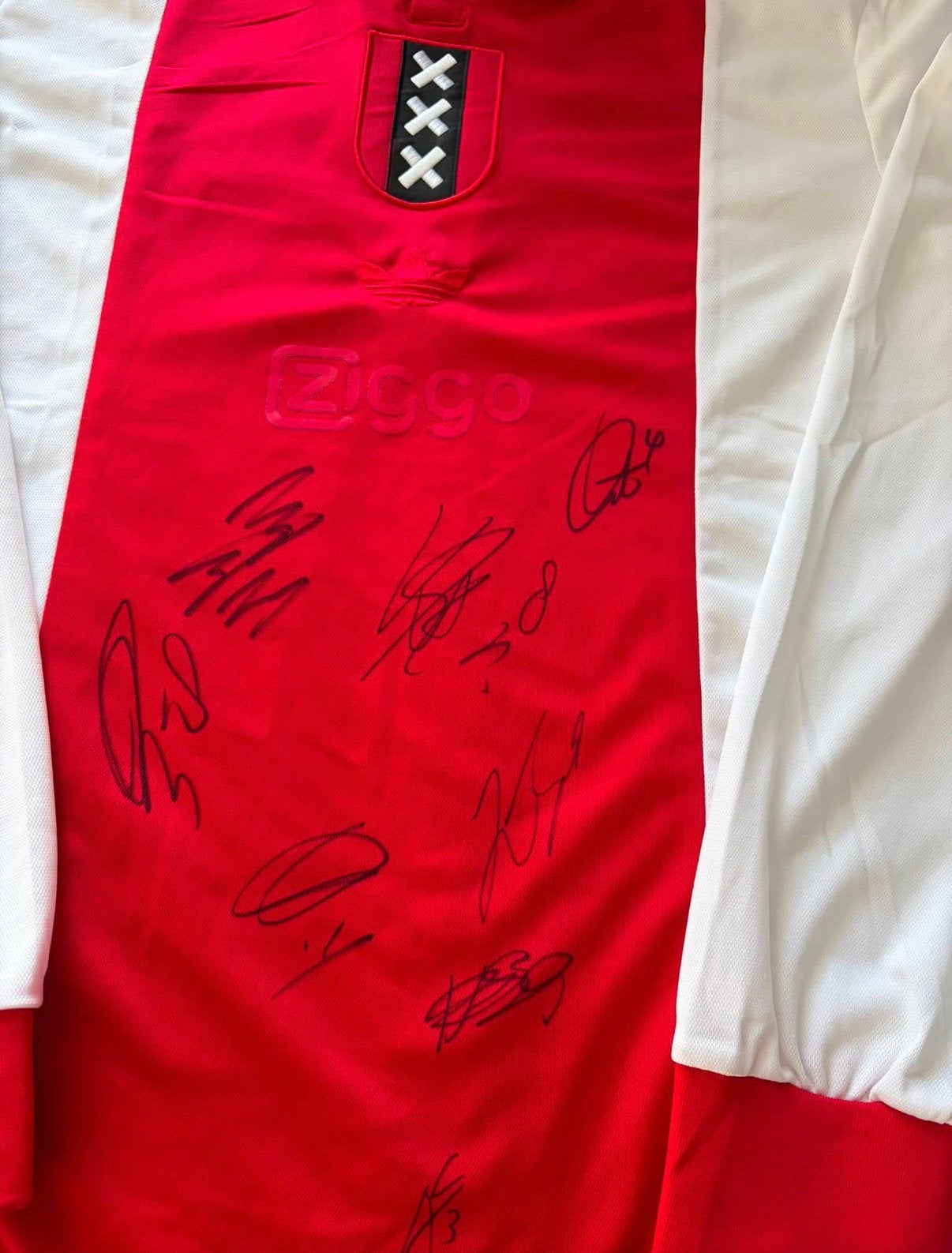Ajax shirt gesigneerd, Ophalen of Verzenden, Zo goed als nieuw