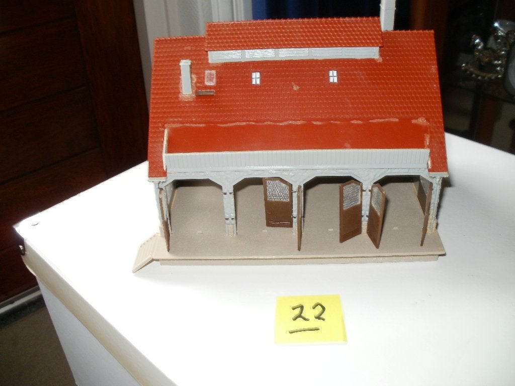 Vollmer/kibri Ho gebouw / voor bij de treinbaan., Overige merken, Gebruikt, Gelijkstroom of Wisselstroom, Brug, Tunnel of Gebouw