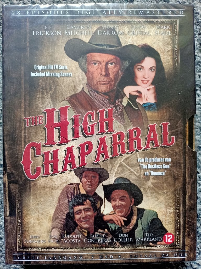The High Chaparral - Seizoen 1 DVD Boxset (Nieuw) Cowboys, Boxset, Ophalen of Verzenden, Actie en Avontuur, Nieuw in verpakking