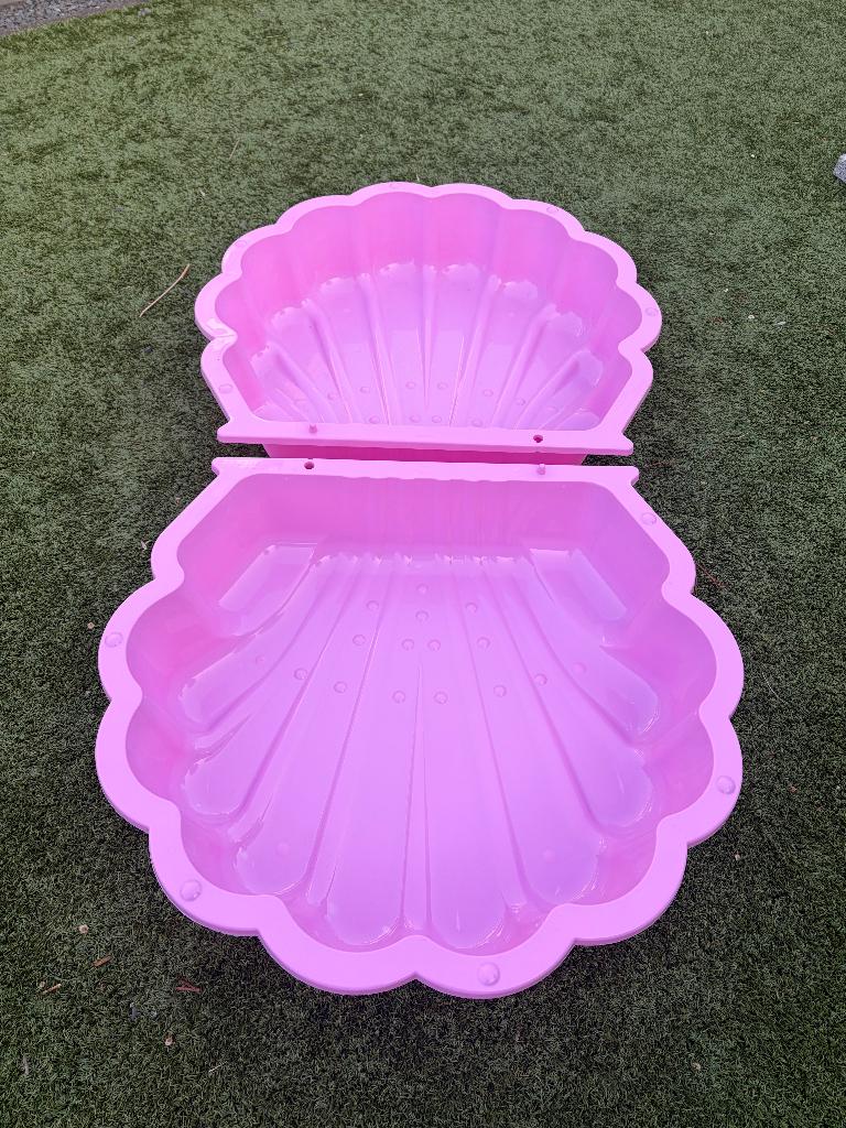 Grote Roze Schelp Zandbak / Kinderbadje, Ophalen, Zo goed als nieuw