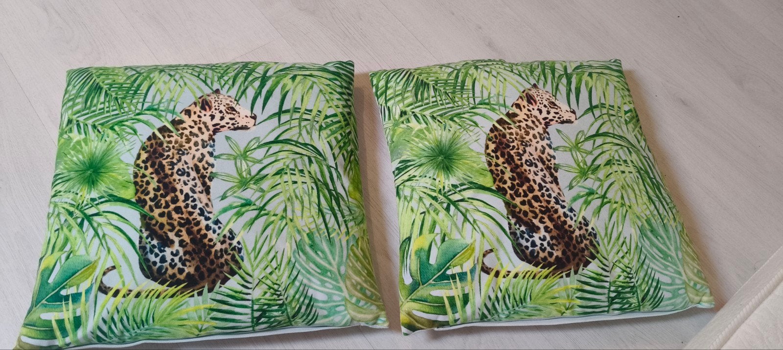 kussens met luipaardprint, Huis en Inrichting, Meerkleurig, Met print, Vierkant, Ophalen of Verzenden