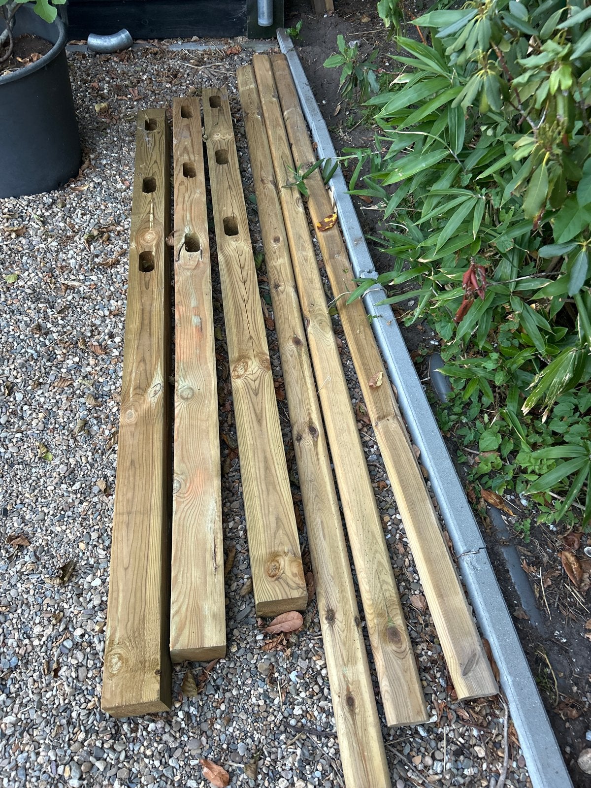 Houten palen voor diverse projecten, Tuin en Terras, Ophalen of Verzenden, Gebruikt, 180 tot 250 cm, Palen