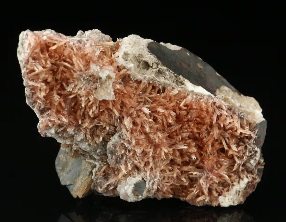 **TOP** INESIET kristallen op matrix uit Zuid-Afrika., Ophalen of Verzenden, Mineraal
