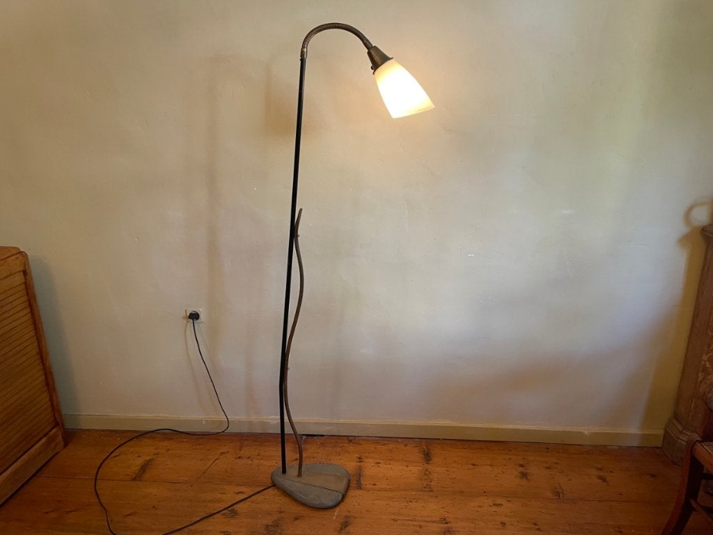 Vloerlamp Schemerlamp Frans jaren 60 Vintage, Ophalen of Verzenden
