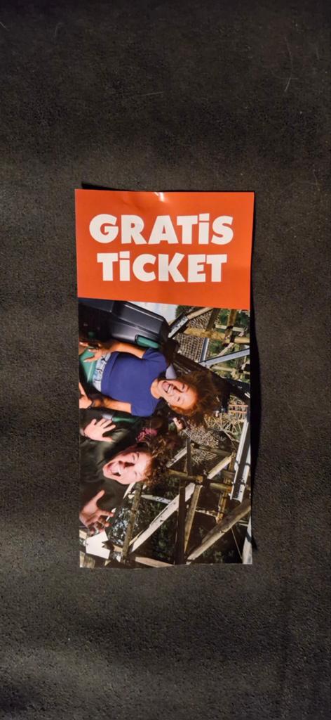 Walibi Holland gratis ticket, Eén persoon