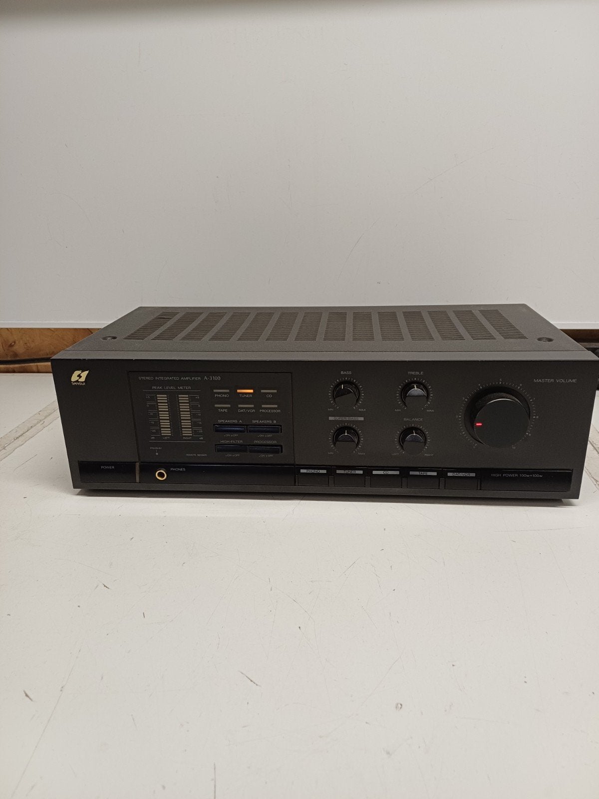 Sansui A-3100 Stereo Geïntegreerde Versterker - Goede Staat, Audio, Tv en Foto, Ophalen of Verzenden, Gebruikt, Overige merken