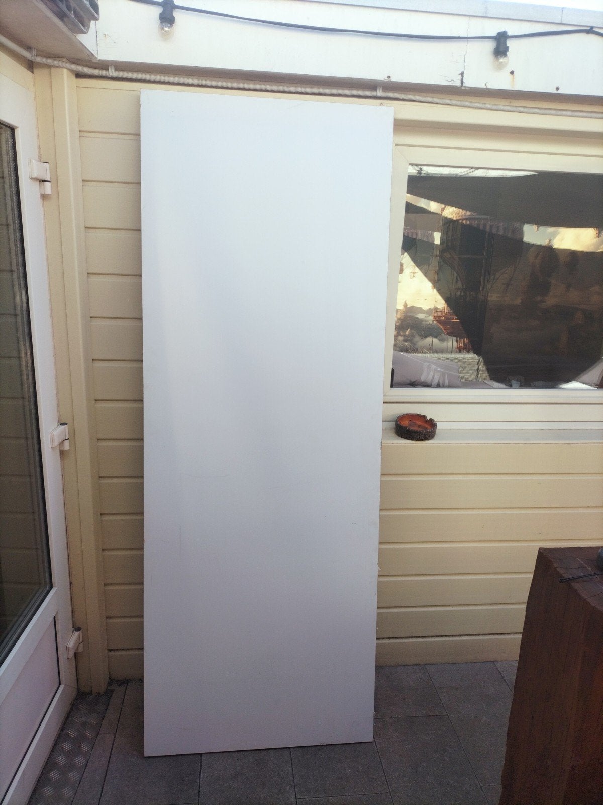 Nieuwe stompe binnendeur 78x211,5 cm, wit, Doe-het-zelf en Verbouw, Deuren en Horren, Ophalen, Minder dan 80 cm, Binnendeur, Nieuw