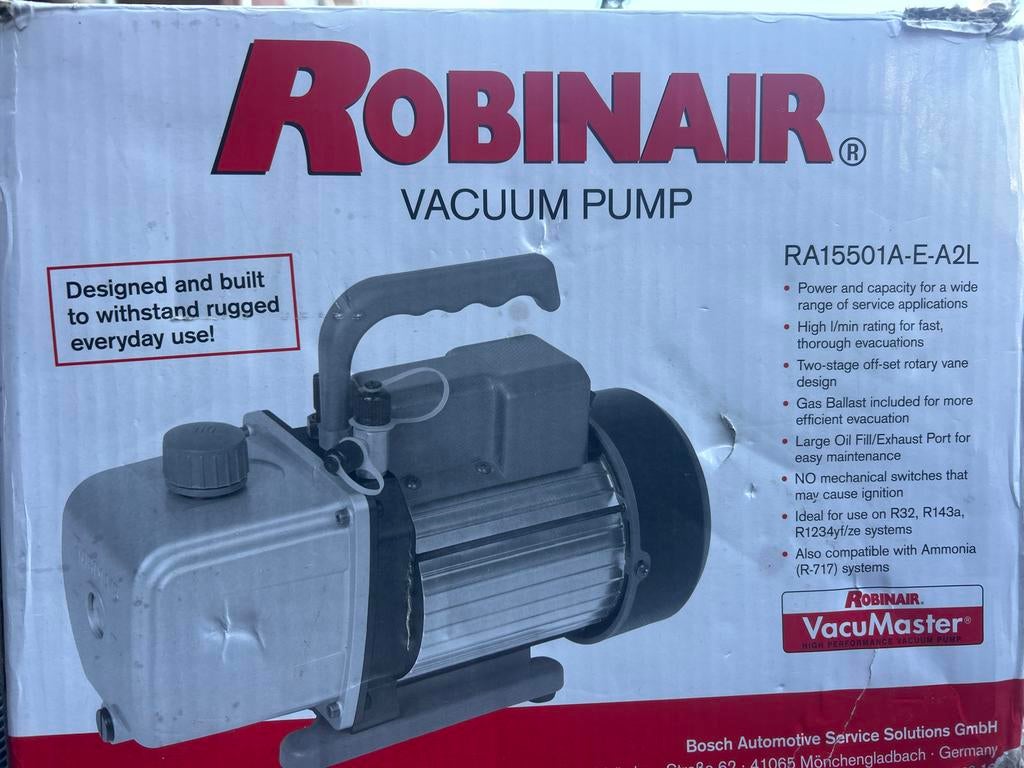 Robinair Vacuümpomp RA15501A-E-A2L, Ophalen of Verzenden, Gebruikt