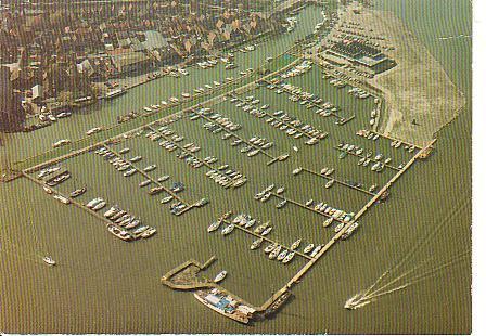 Ansichtkaart	Monnickendam 	HCR Jachthaven Gouwzee, Verzenden, 1960 tot 1980, Ongelopen, Noord-Holland