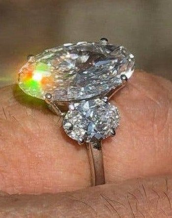 Gouden ring met VS1 diamanten van maar liefst 9.05 karaat!!, Sieraden, Tassen en Uiterlijk, Ringen, Nieuw, Ophalen of Verzenden